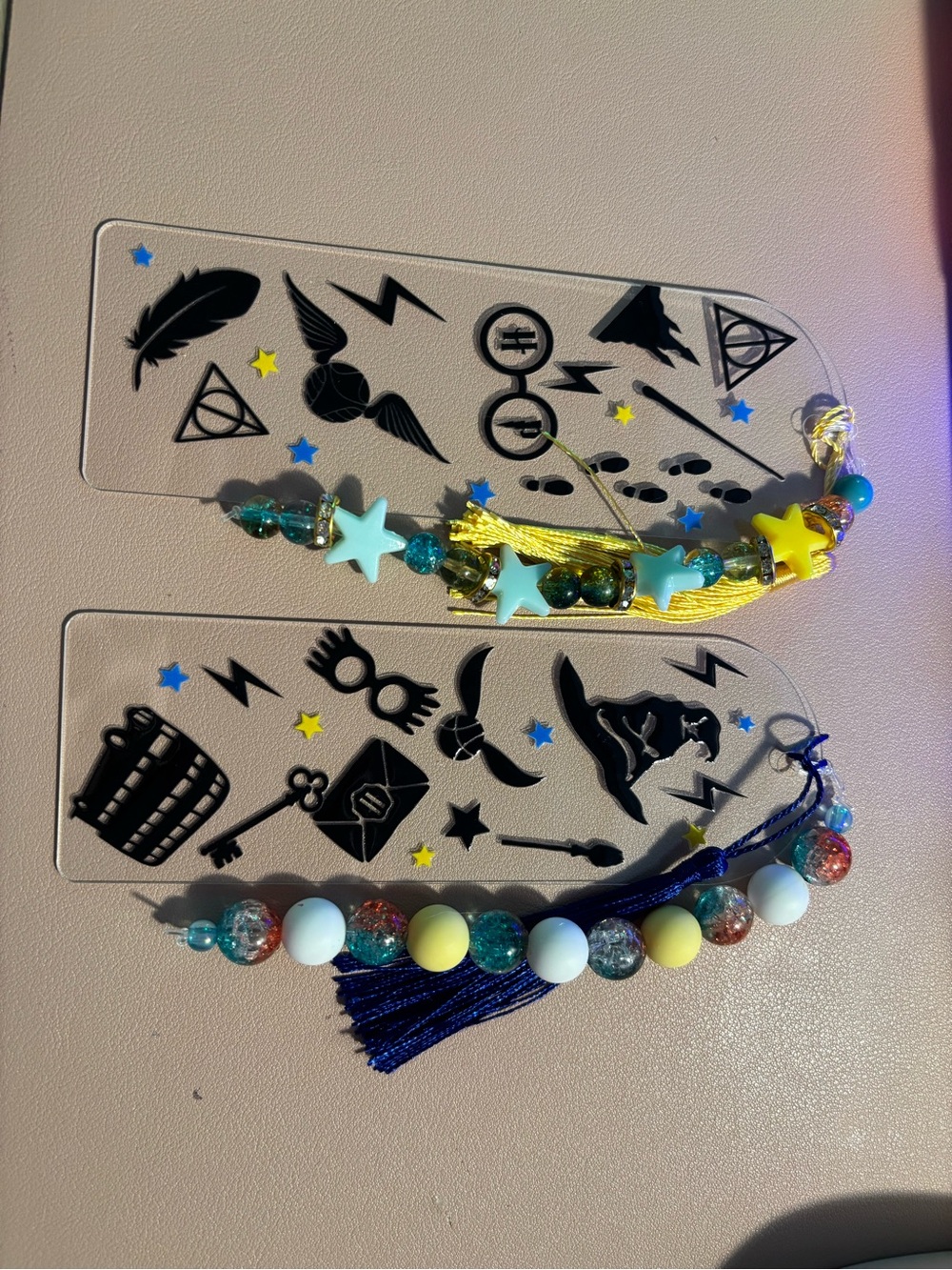 Magical wizards fandom vibes handcrafted bookmarks by me - Picture 3 of 3